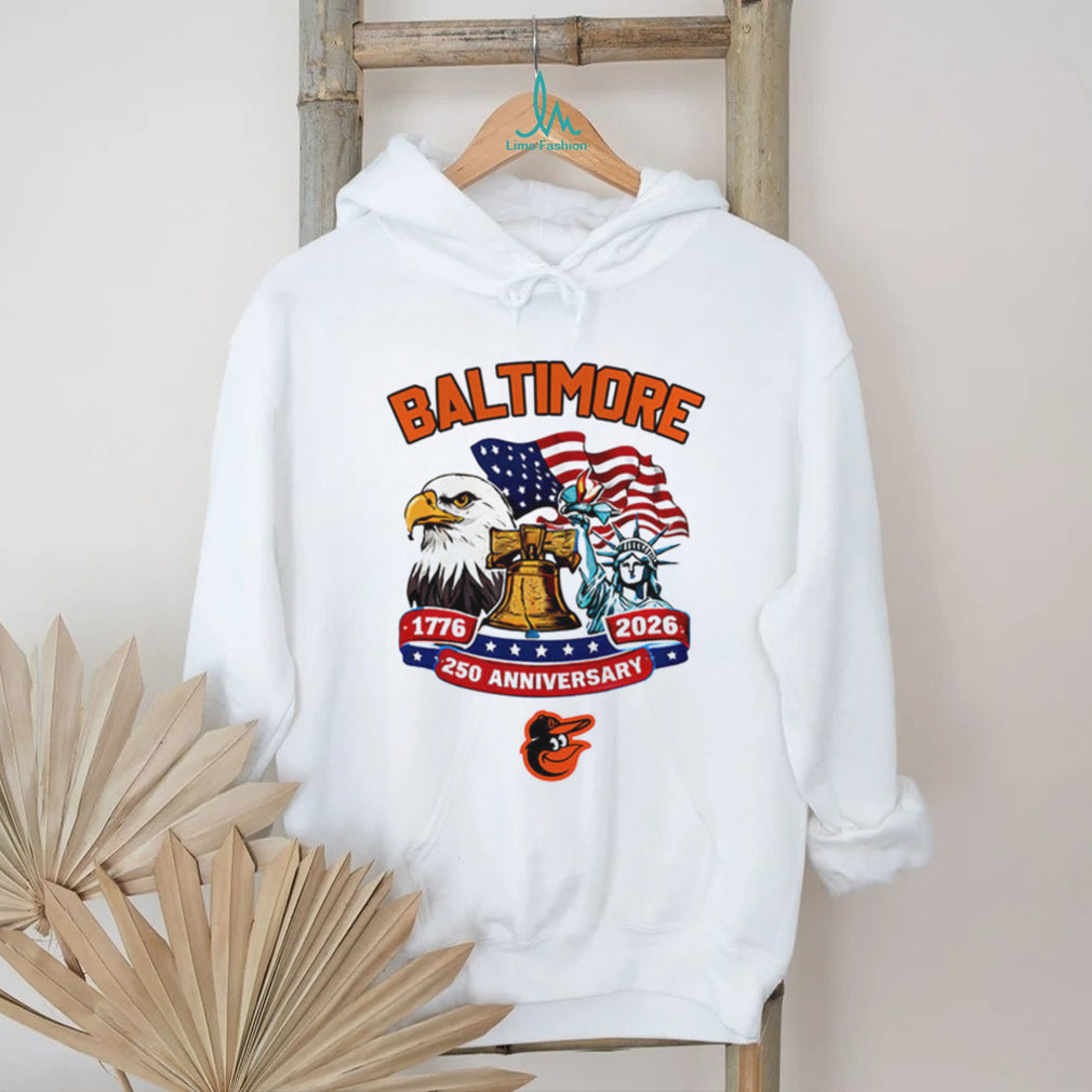 Baltimore Orioles American 250th Anniversary 1776 2026 Baseball Jersey T Shirt