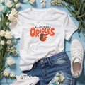 Baltimore Orioles Heather Oatmeal Cartoon Logo Pullover T shirt