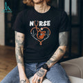 Baltimore Orioles Nurse Heart Stethoscope Baseball Fan T Shirt
