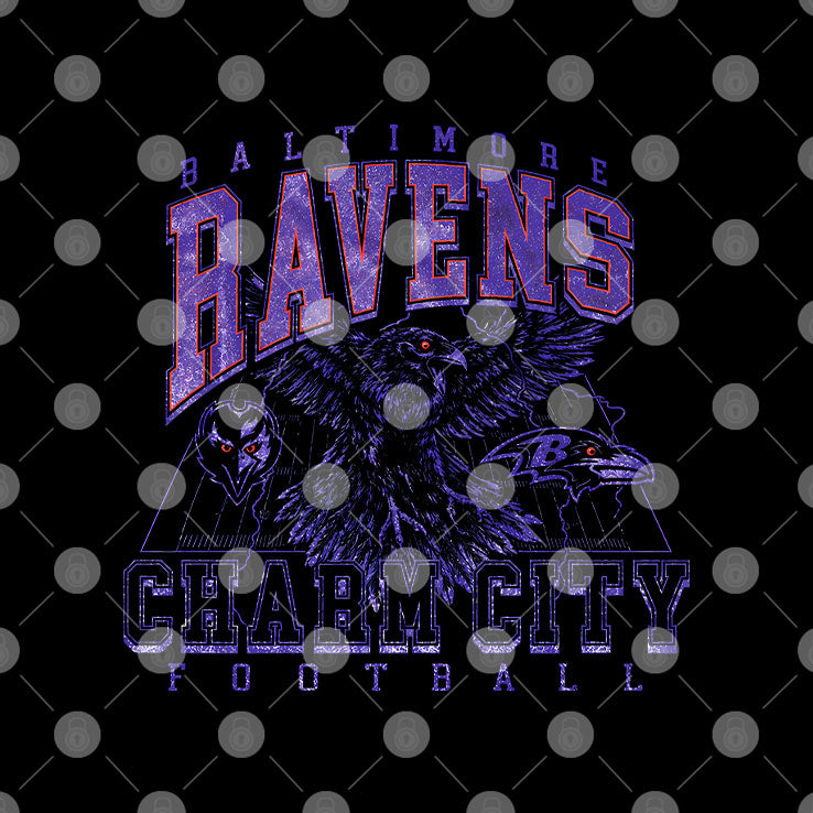 Baltimore Ravens Charm City Football Shirt
