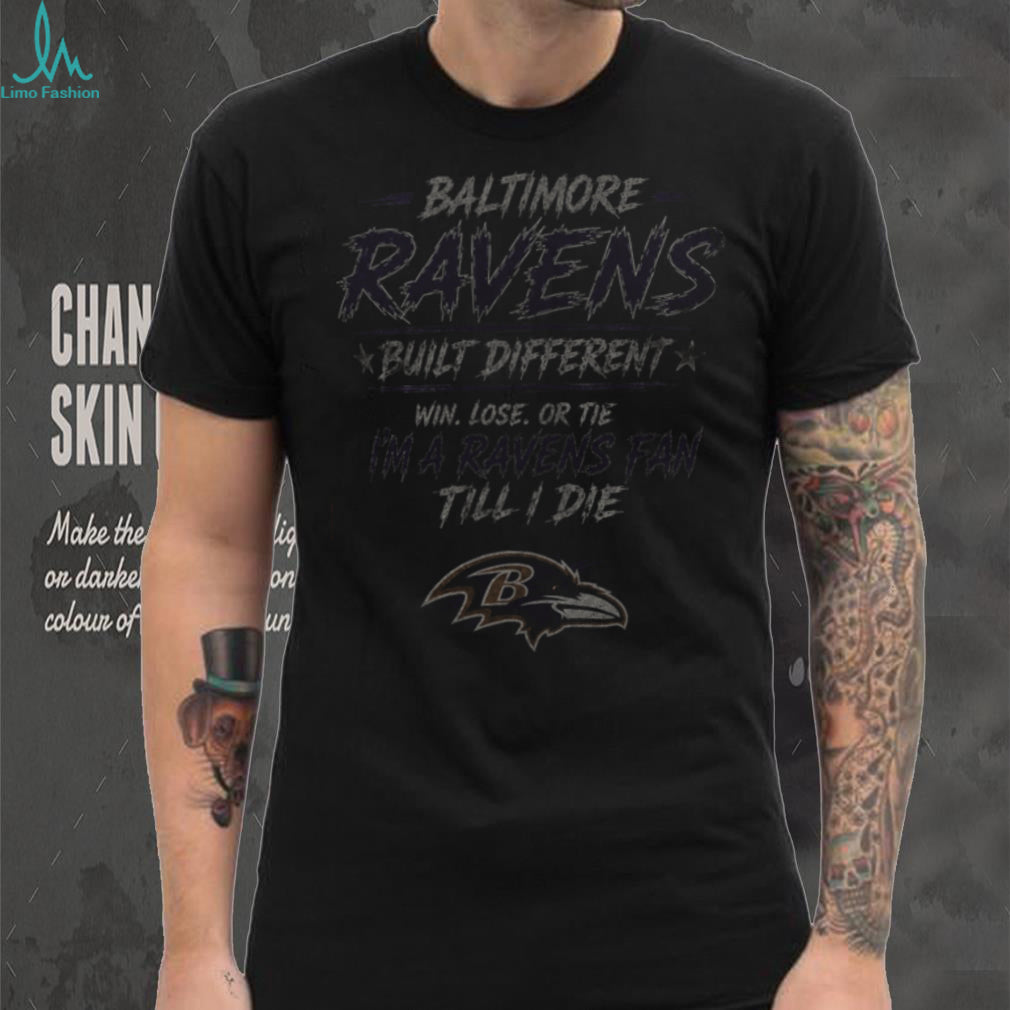 Baltimore Ravens Football Team Logo Built Different Shirt