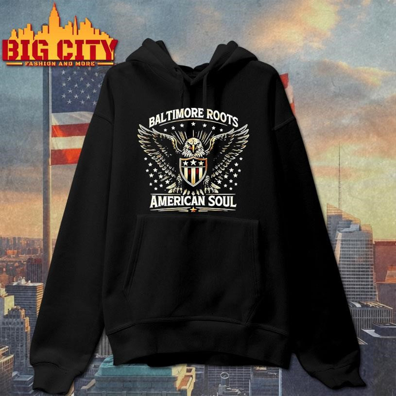 Baltimore Roots American Soul Celebrating 250 Years Of Freedom 1776 2026 Logo Woman Shirt