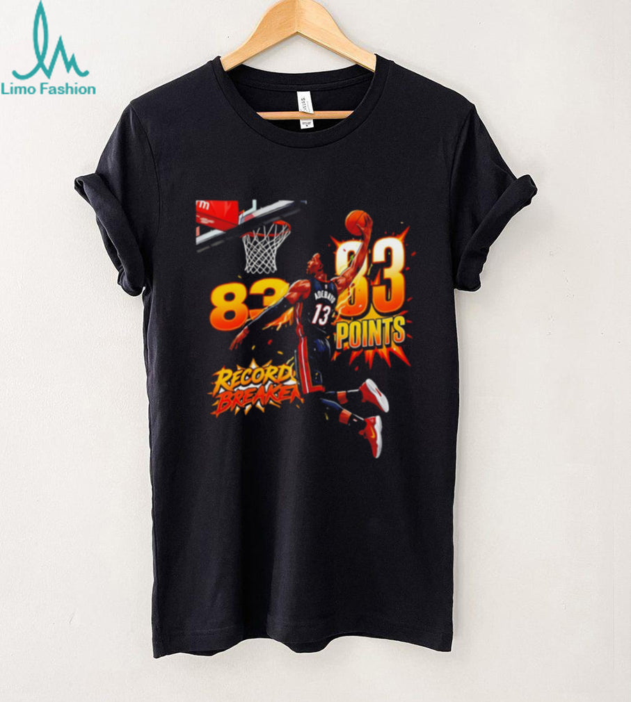 Bam Adebayo 82 Points Record Breaker Miami Basketball T Shirt