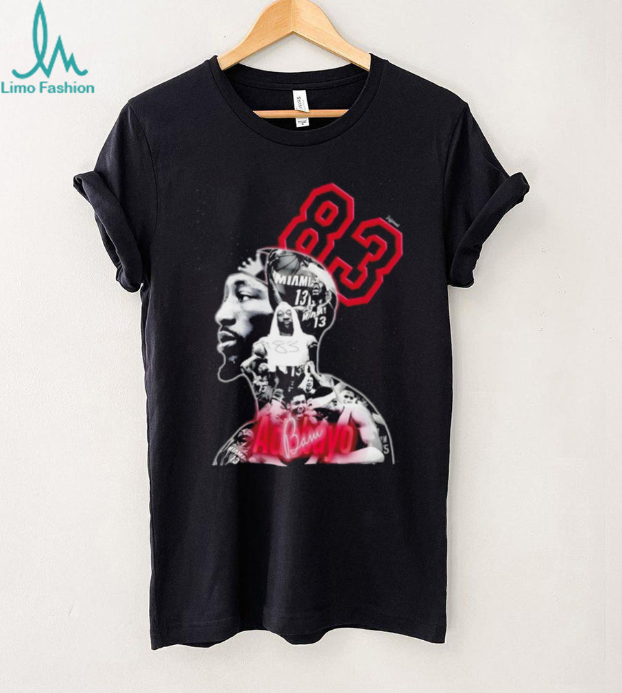 Bam Adebayo Miami Basketball 83 Points Graphic Profile T Shirt