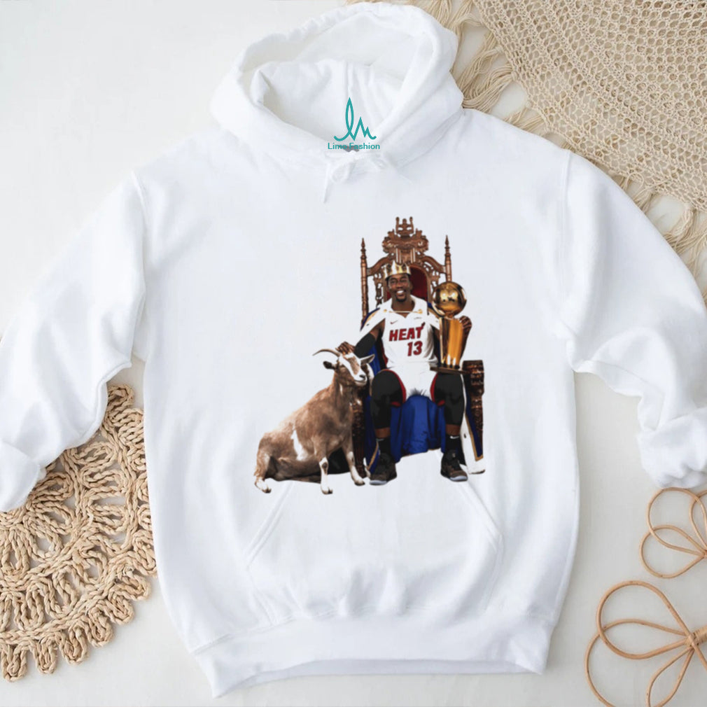 Bam Adebayo Miami Heat “King of the Court” GOAT Throne T Shirt