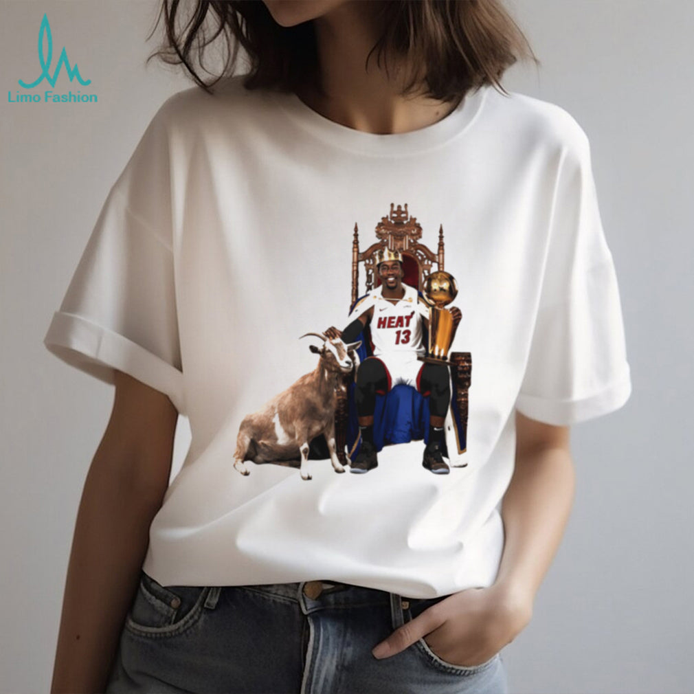 Bam Adebayo Miami Heat “King of the Court” GOAT Throne T Shirt