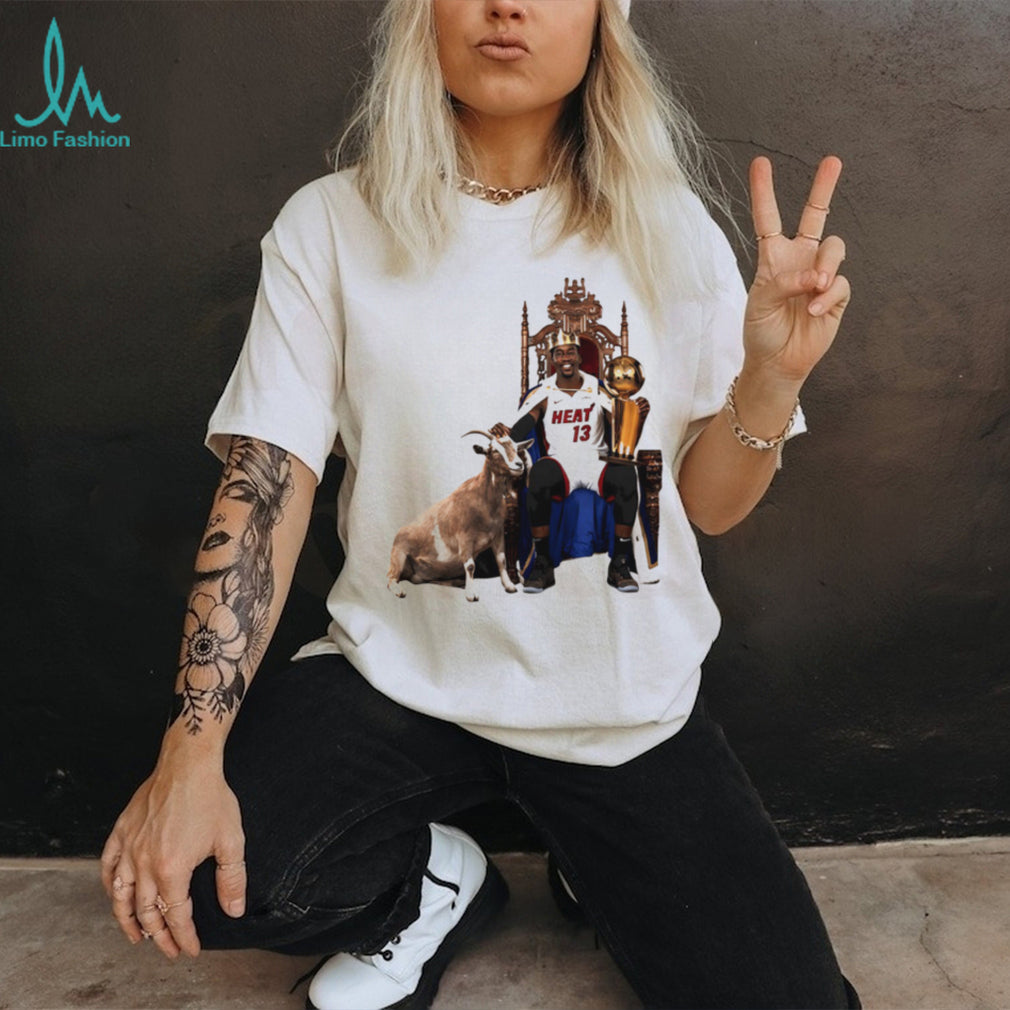 Bam Adebayo Miami Heat “King of the Court” GOAT Throne T Shirt