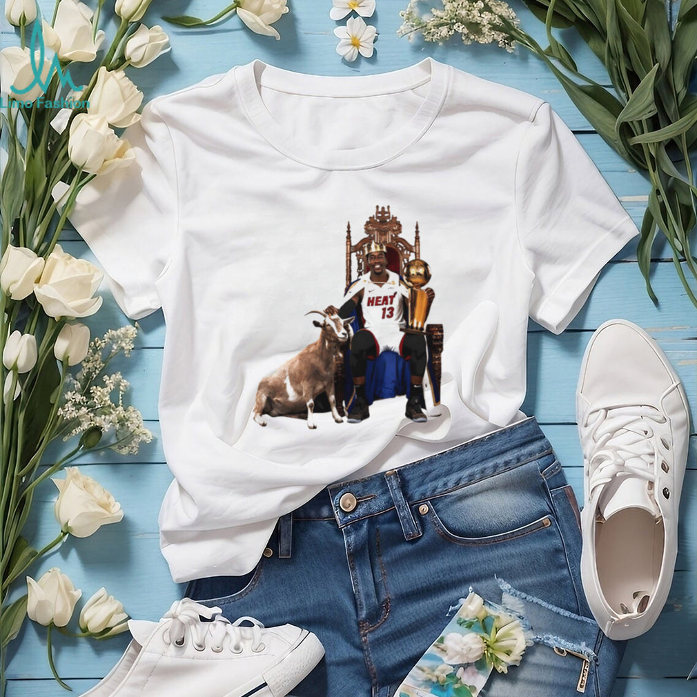 Bam Adebayo Miami Heat “King of the Court” GOAT Throne T Shirt