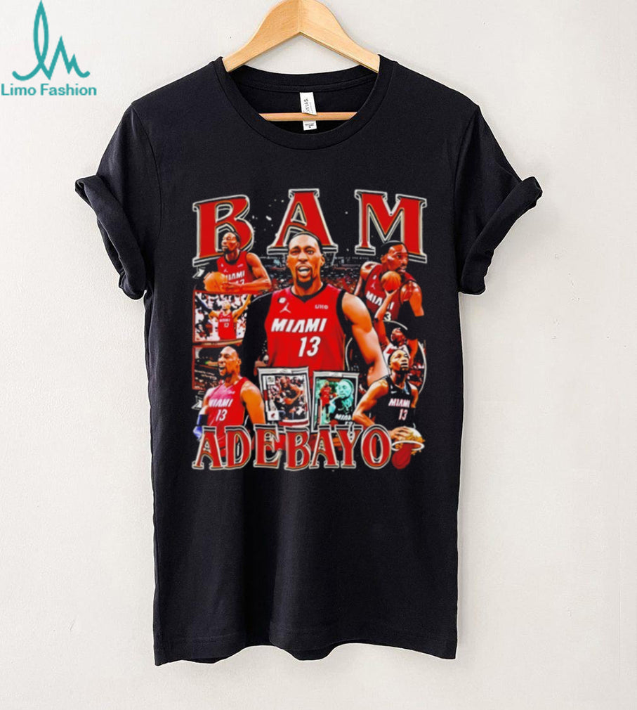 Bam Adebayo Miami Heat Vintage 90s Style Bootleg Rap T Shirt