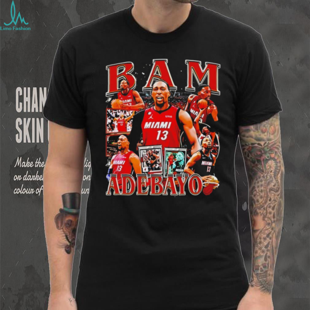 Bam Adebayo Miami Heat Vintage 90s Style Bootleg Rap T Shirt