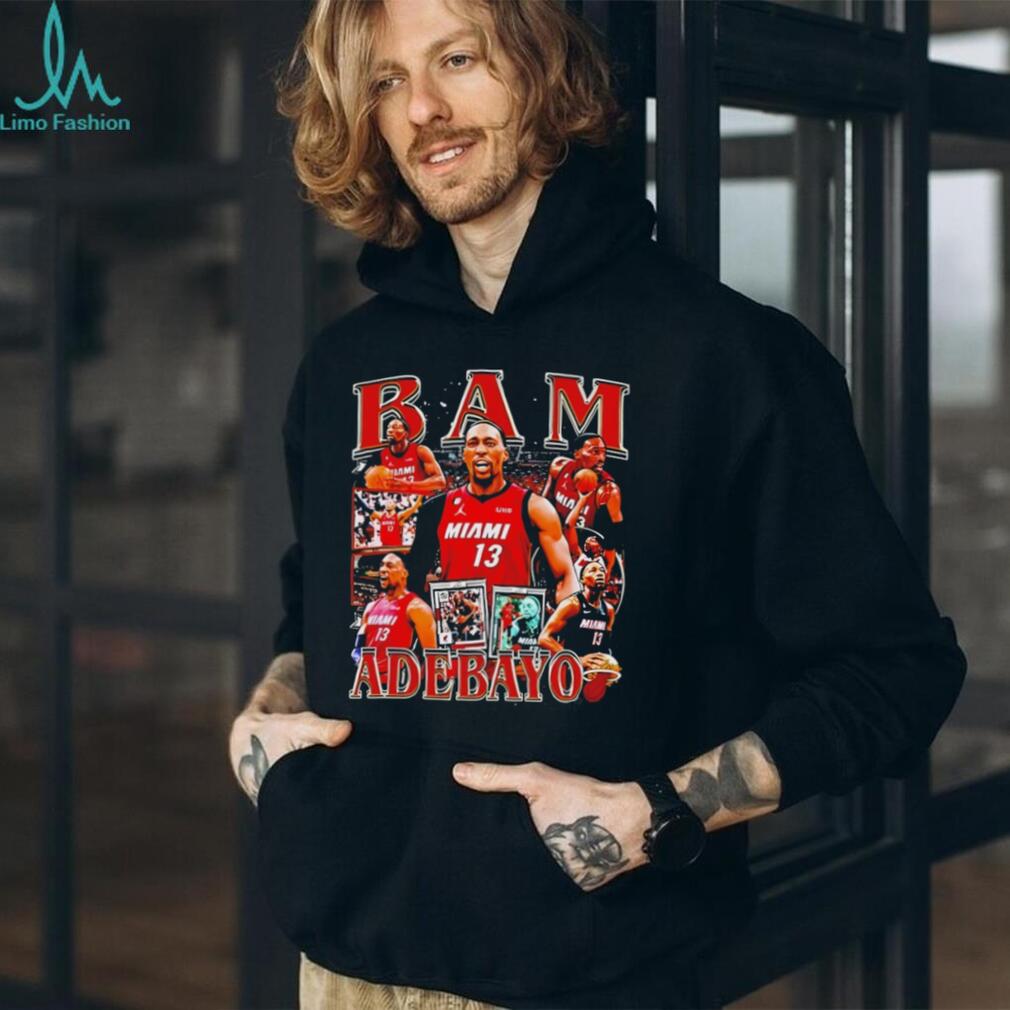 Bam Adebayo Miami Heat Vintage 90s Style Bootleg Rap T Shirt