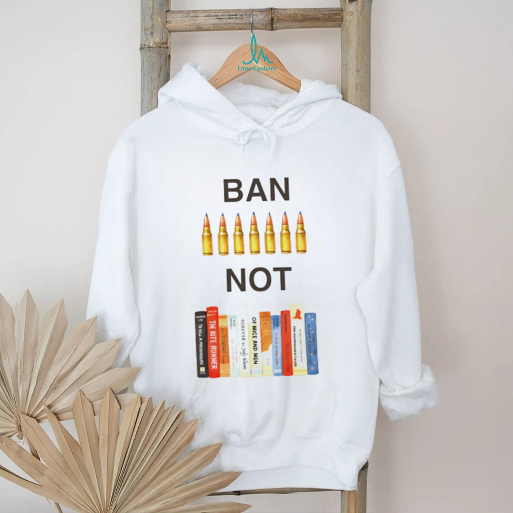 Ban Bullets Not Books Social Justice Awareness Graphic T Shirt