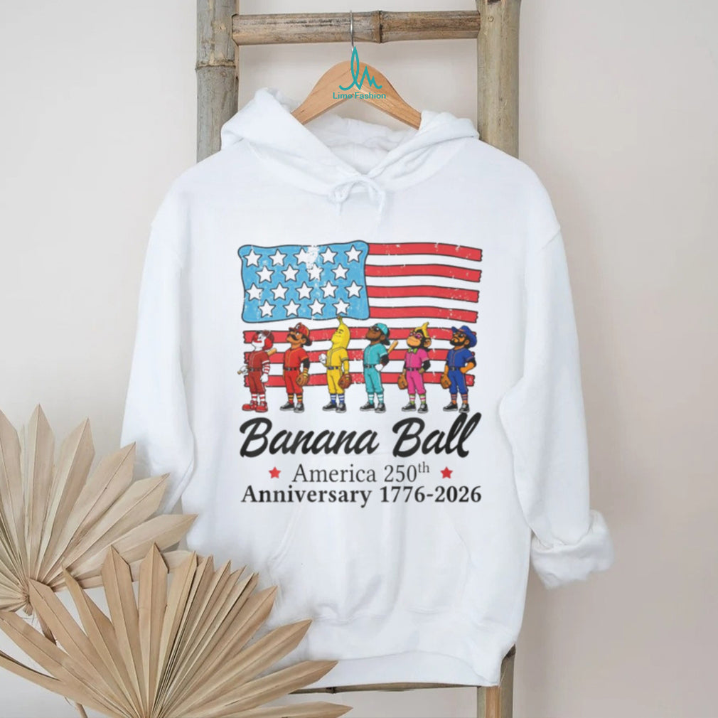 Banana Ball America 250th Anniversary Flag Vintage Shirt