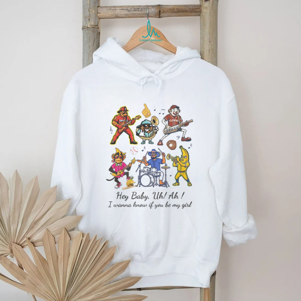 Banana Ball Mascots Hey Baby I Wanna Know Band T Shirt