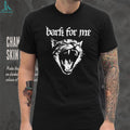 Bark For Me Heavy Metal Style Cat Yawning Graphic T Shirt