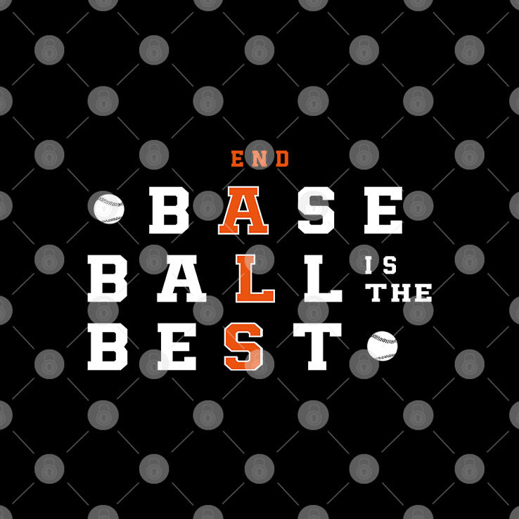 Baseball Is The Best End ALS T Shirt