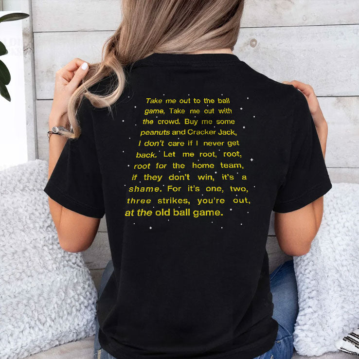Baseball Take Me Out To The Ballgame T Shirt