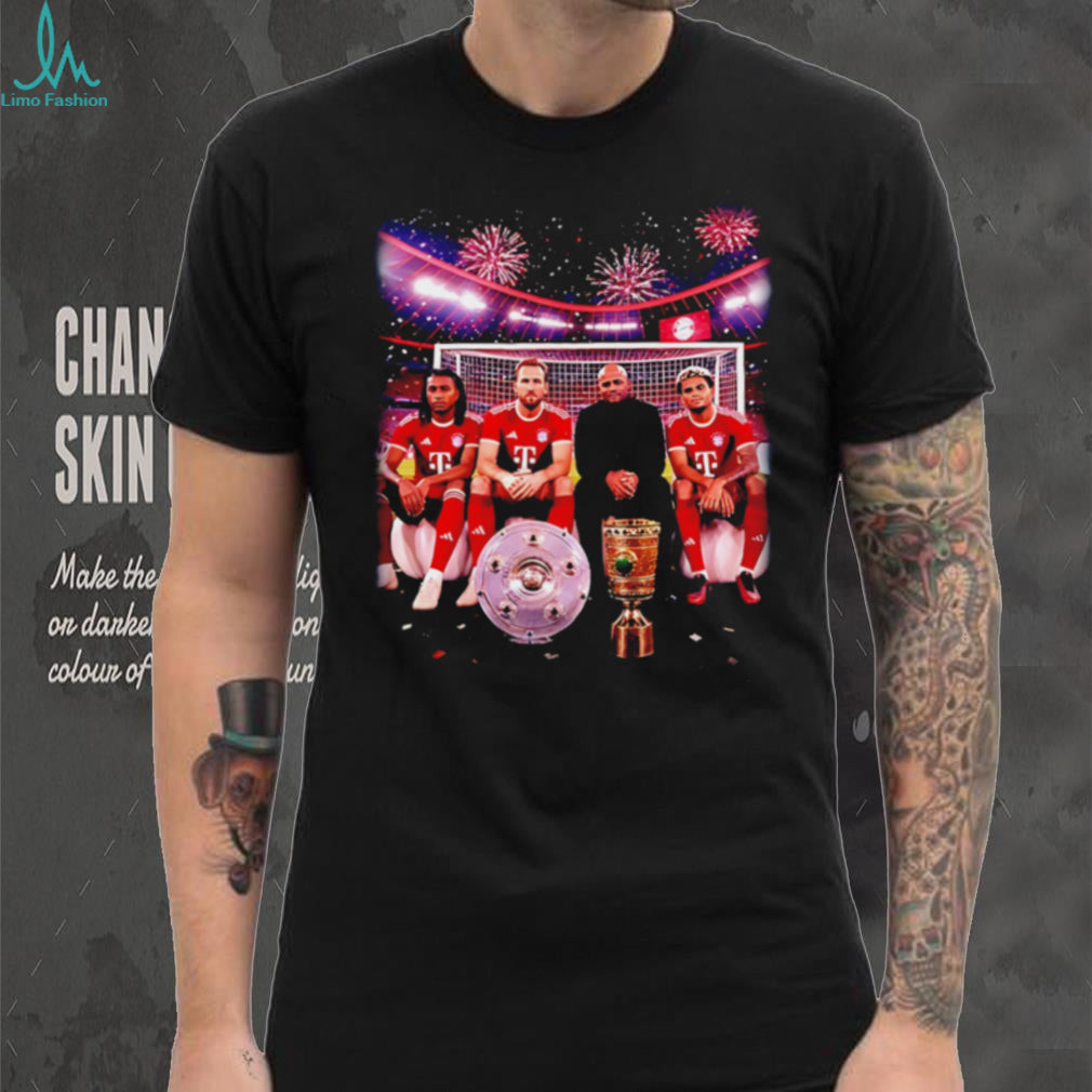 Bayern Munich Champions Celebration Squad Graphic T Shirt