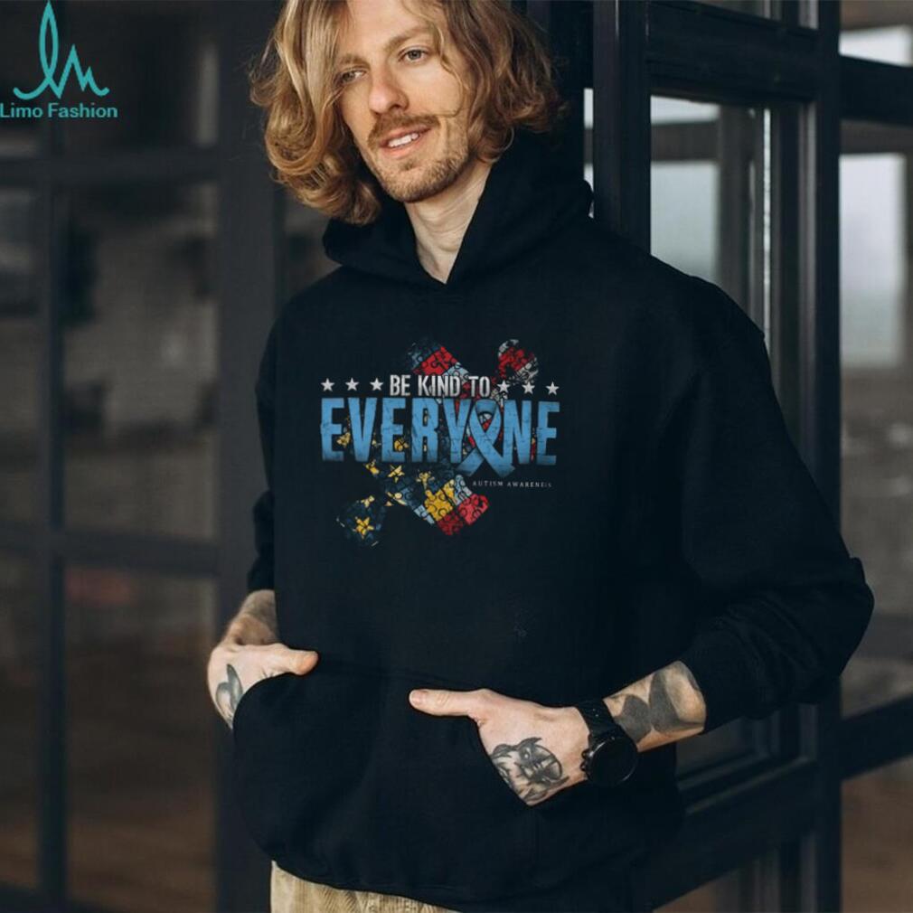 Be Kind To Everyone Autism Awareness Ribbon Puzzle Piece T Shirt