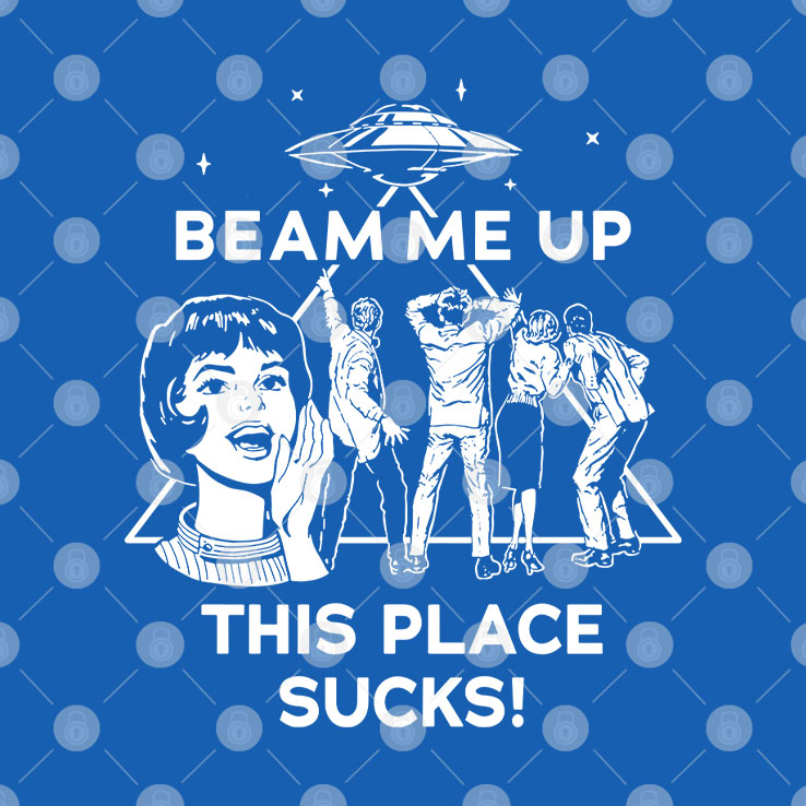 Beam Me Up This Place Sucks Robin Buckley Shirt