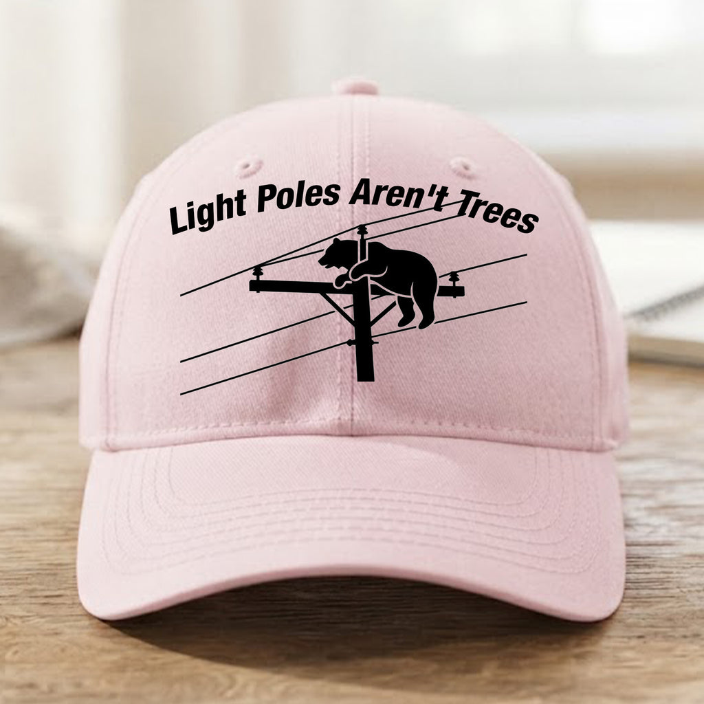Bear Climbs Light Poles Aren’t Trees Hat