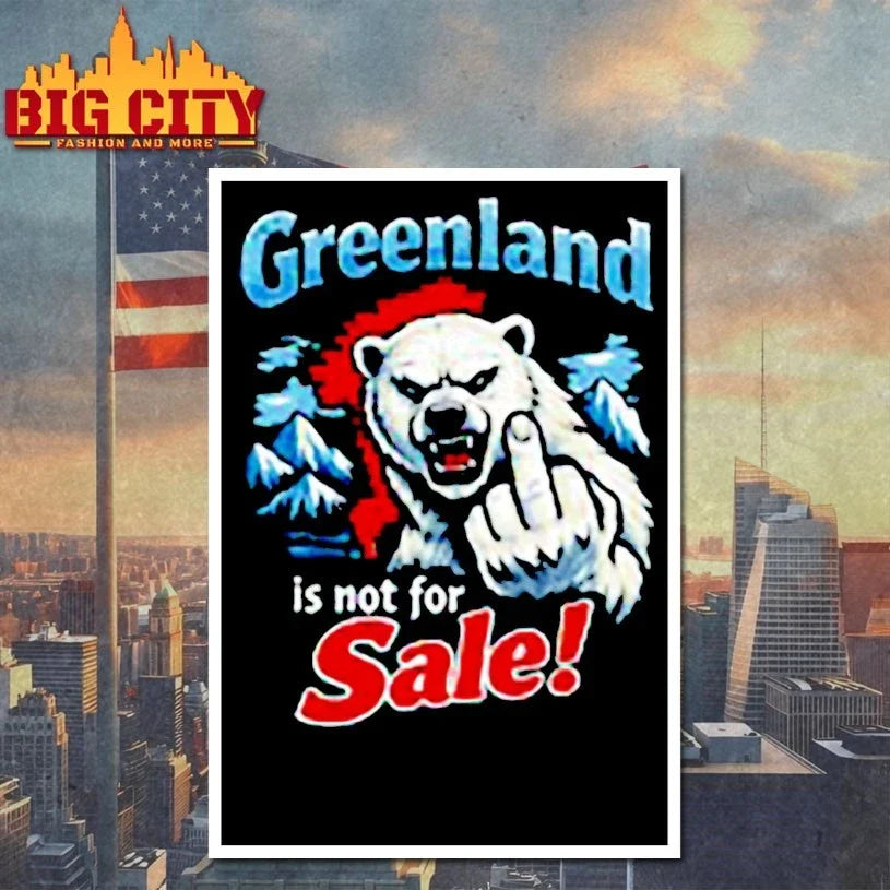 Bear Fuck Greenland Is Not For Sale t-shirt