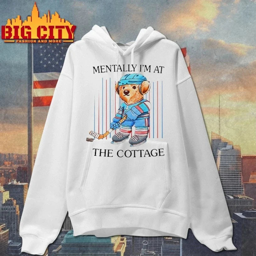 Bear Hockey Mentally I’m At The Cottage Heated Rivalry t-shirt