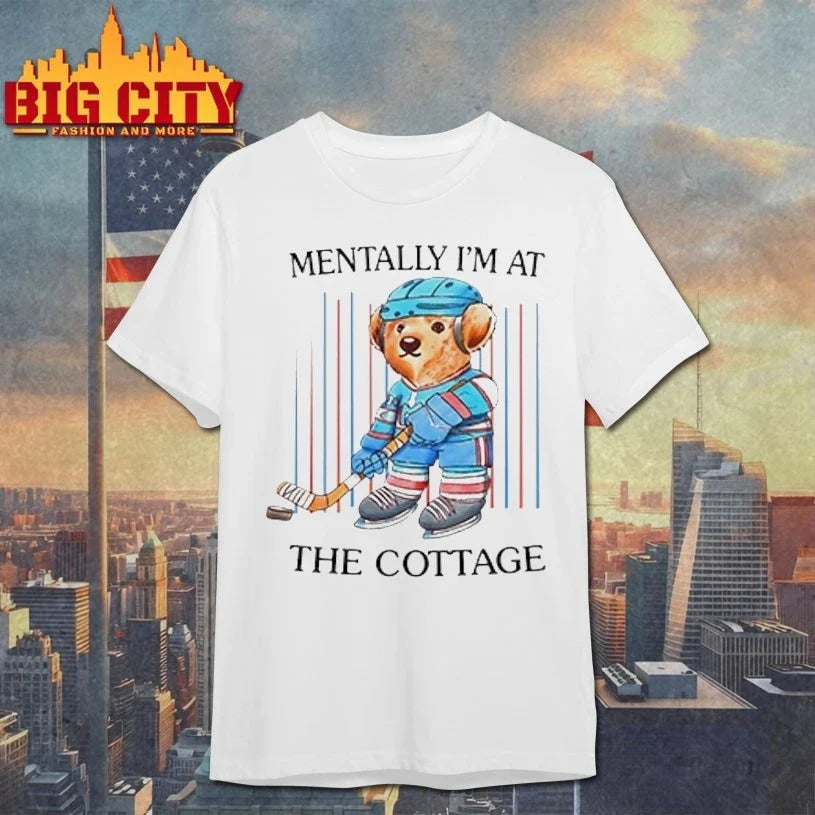 Bear Hockey Mentally I’m At The Cottage Heated Rivalry t-shirt