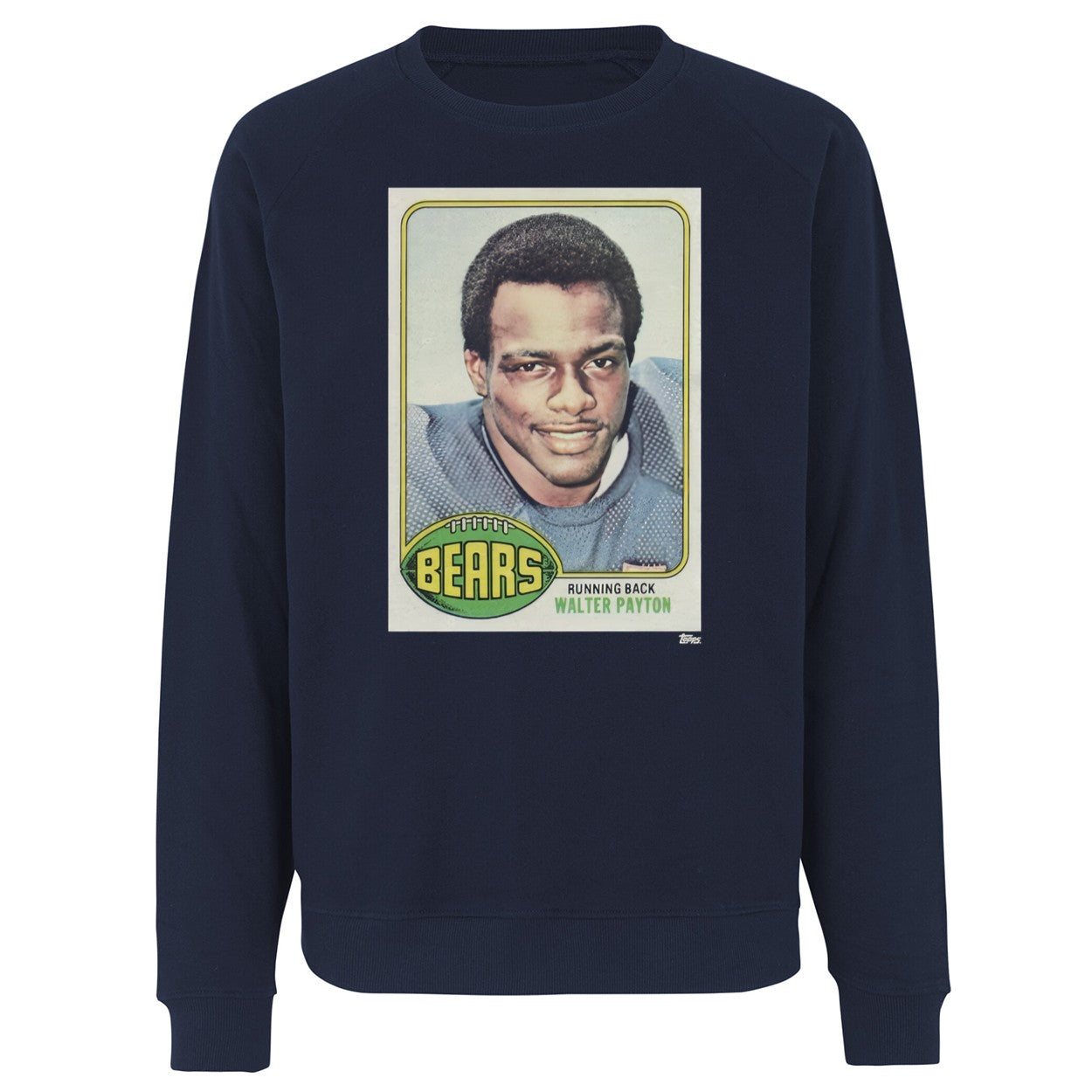 Bears Running Back Walter Payton Topps Rookie Card Shirt