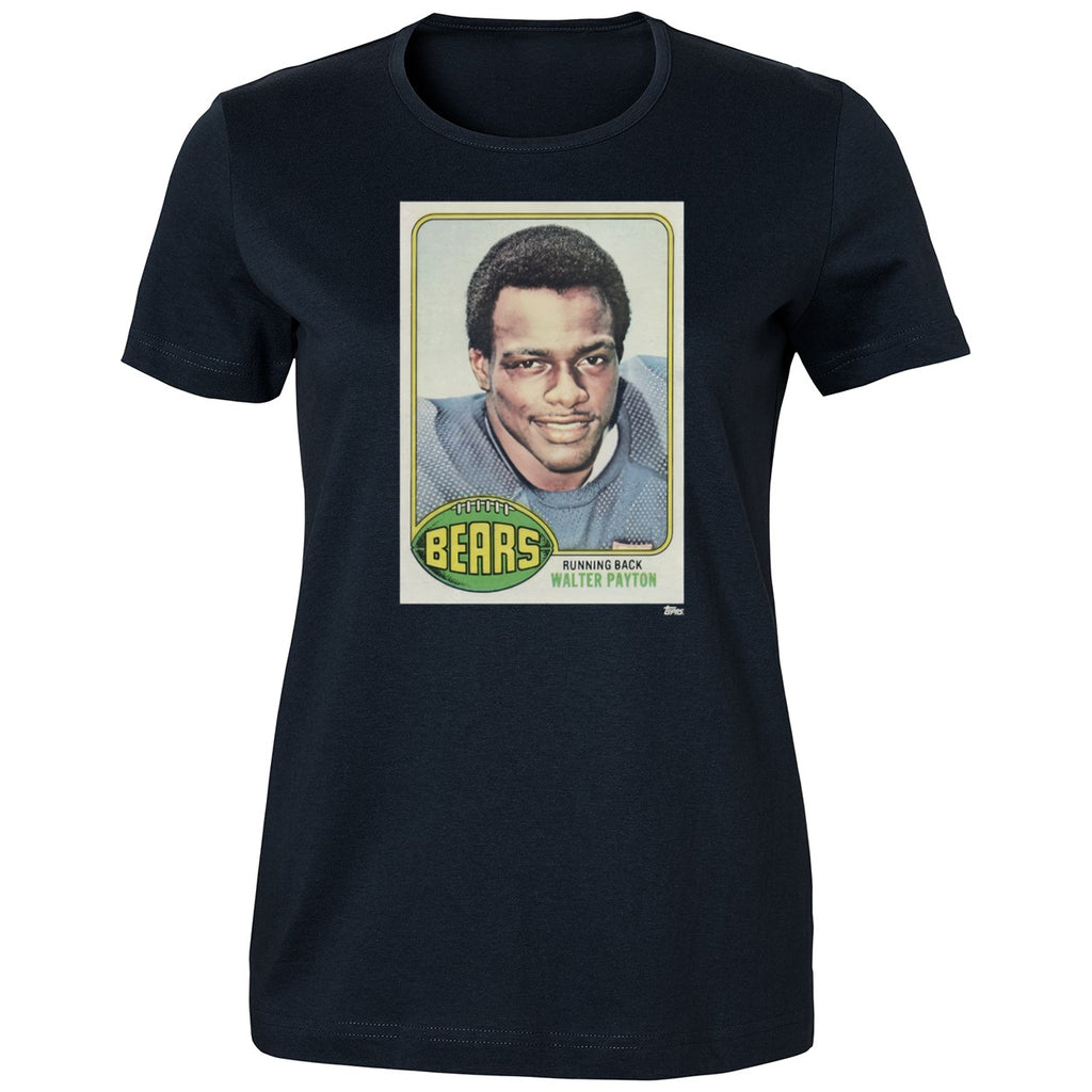 Bears Running Back Walter Payton Topps Rookie Card Shirt