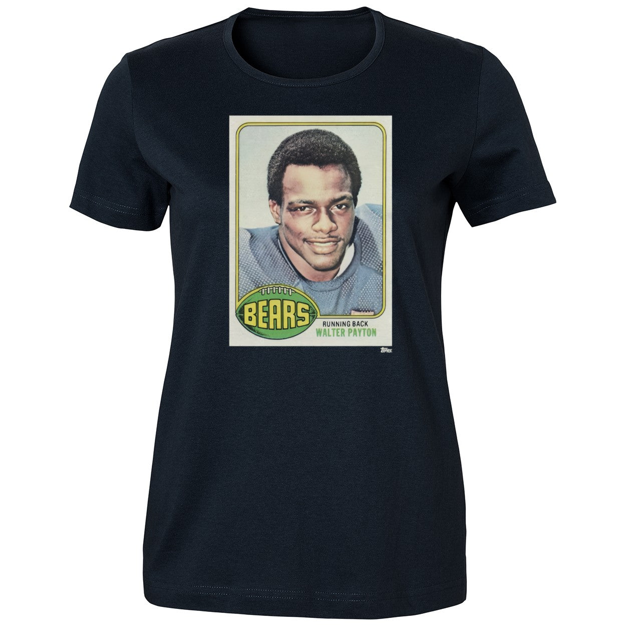 Bears Running Back Walter Payton Topps Rookie Card Shirt