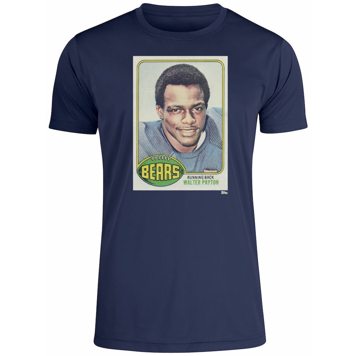 Bears Running Back Walter Payton Topps Rookie Card Shirt