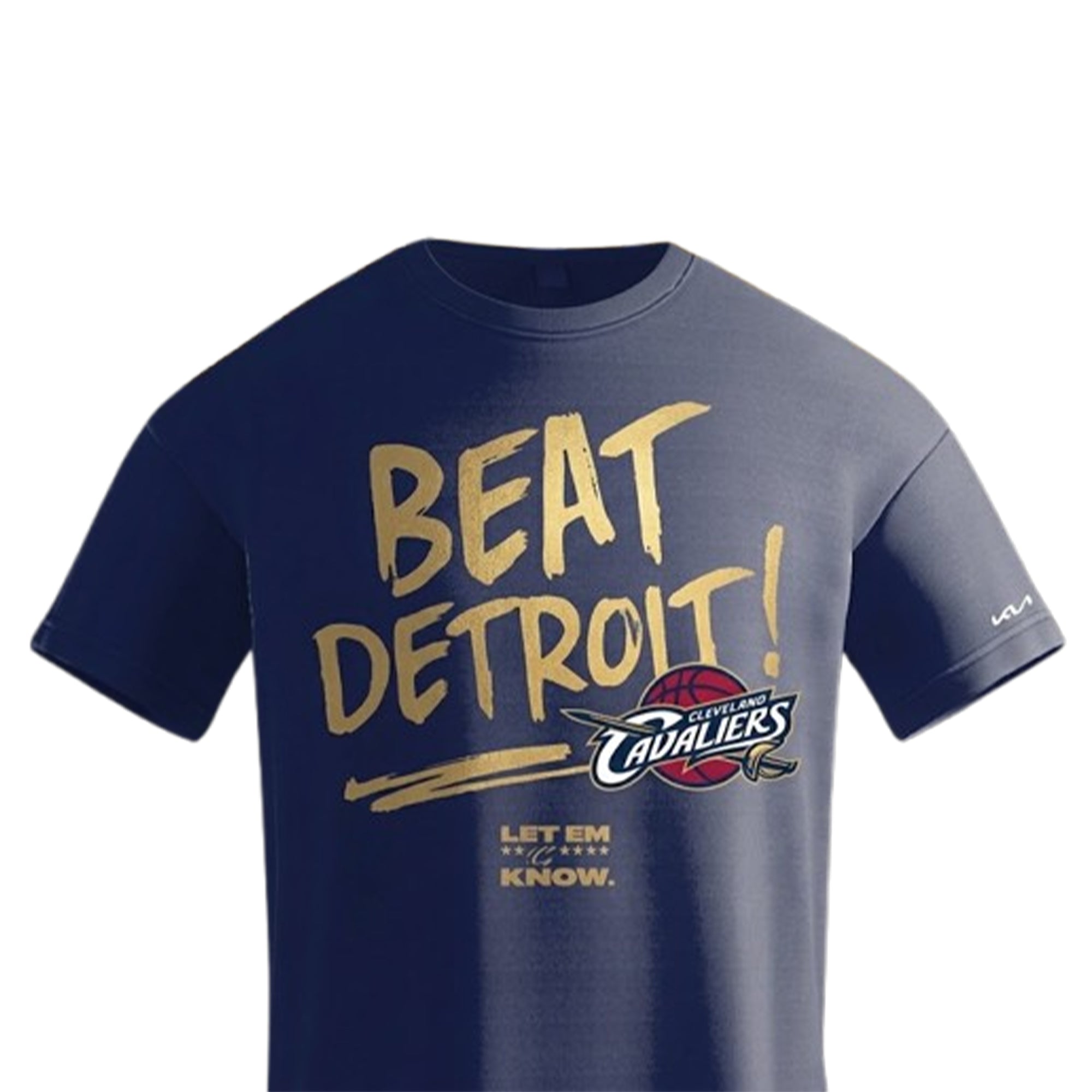 Beat Detroit Let Em Know Cleveland Cavaliers With Kia Shirt
