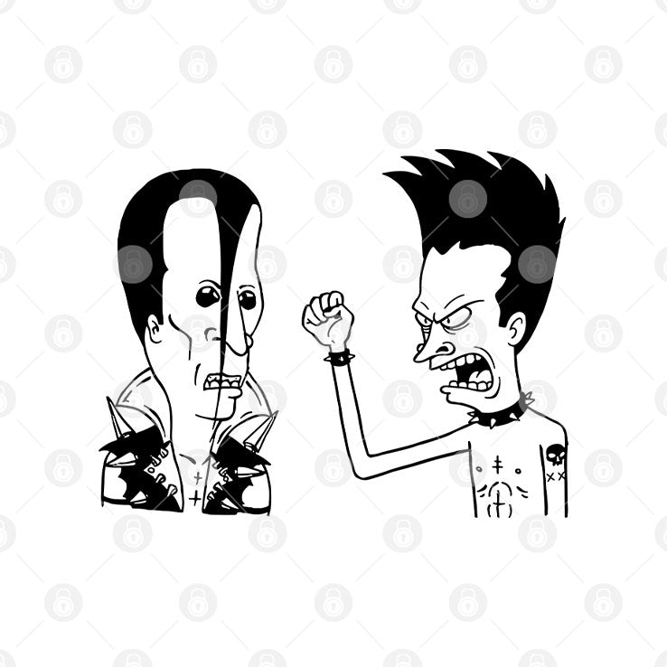 Beavis And ButtHead Misfits T Shirt