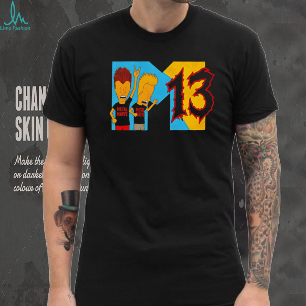 Beavis and Butt Head Metal Colors Rock Out number 13 shirt