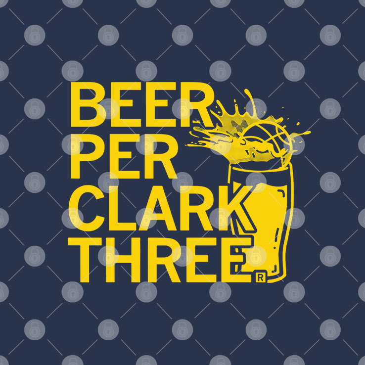 Beer Per Clark Three Caitlin Clark Shirt