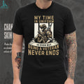 Being A Veteran Never Ends Military Uniform Tribute T Shirt