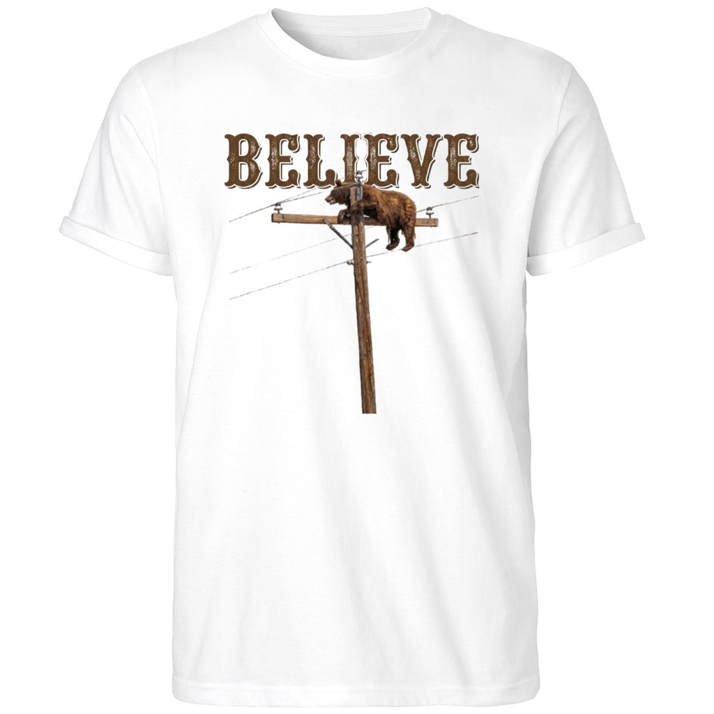 Believe Bear On Top Of The Light Pole Shirt