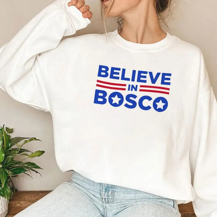 Believe In Bosco Football T Shirt