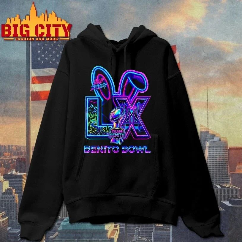 Benito Bowl LX Bad Bunny Neon T-Shirt