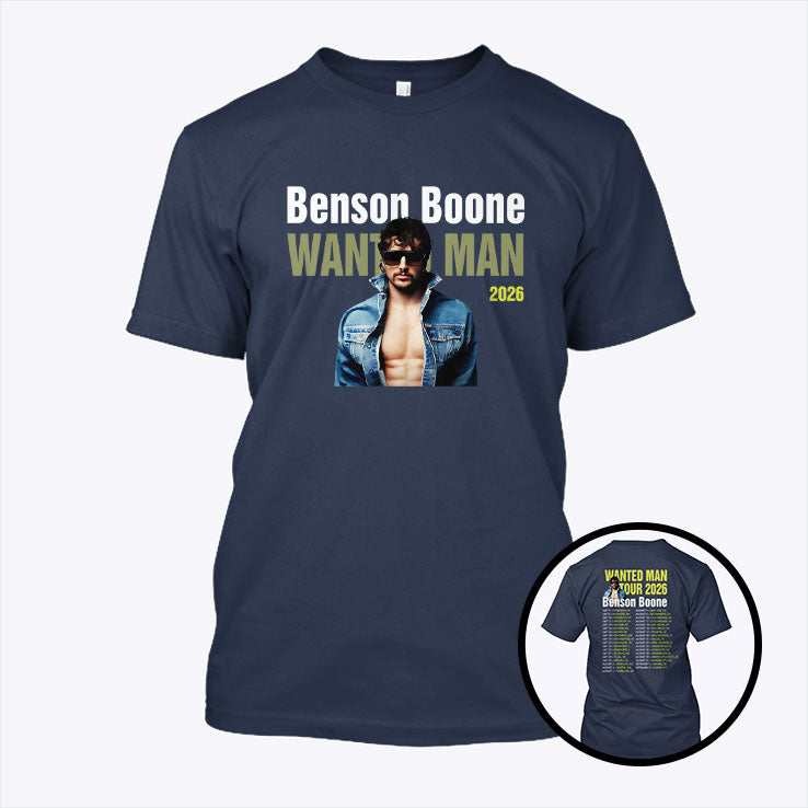 Benson Wanted Man Tour 2026 T Shirt