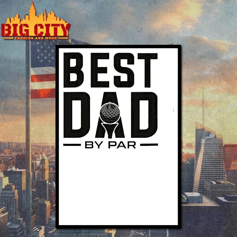 Best Dad By Par Modern Golf t-shirt