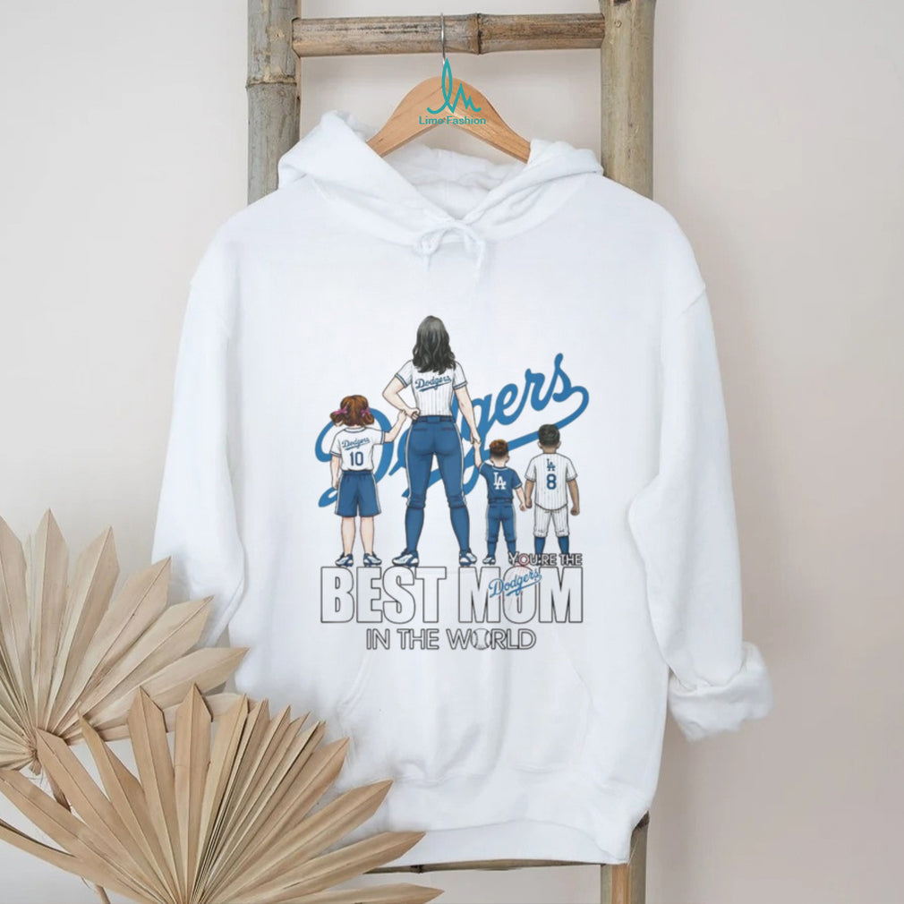 Los Angeles Dodgers Mom In The World Personalized Family T Shirt