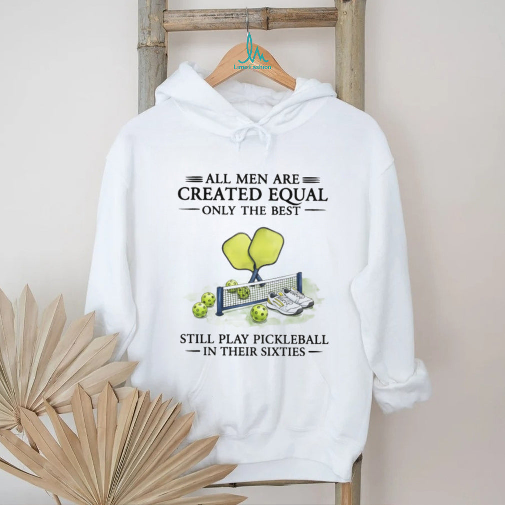 Men Play Pickleball In Their Sixties Vintage T Shirt