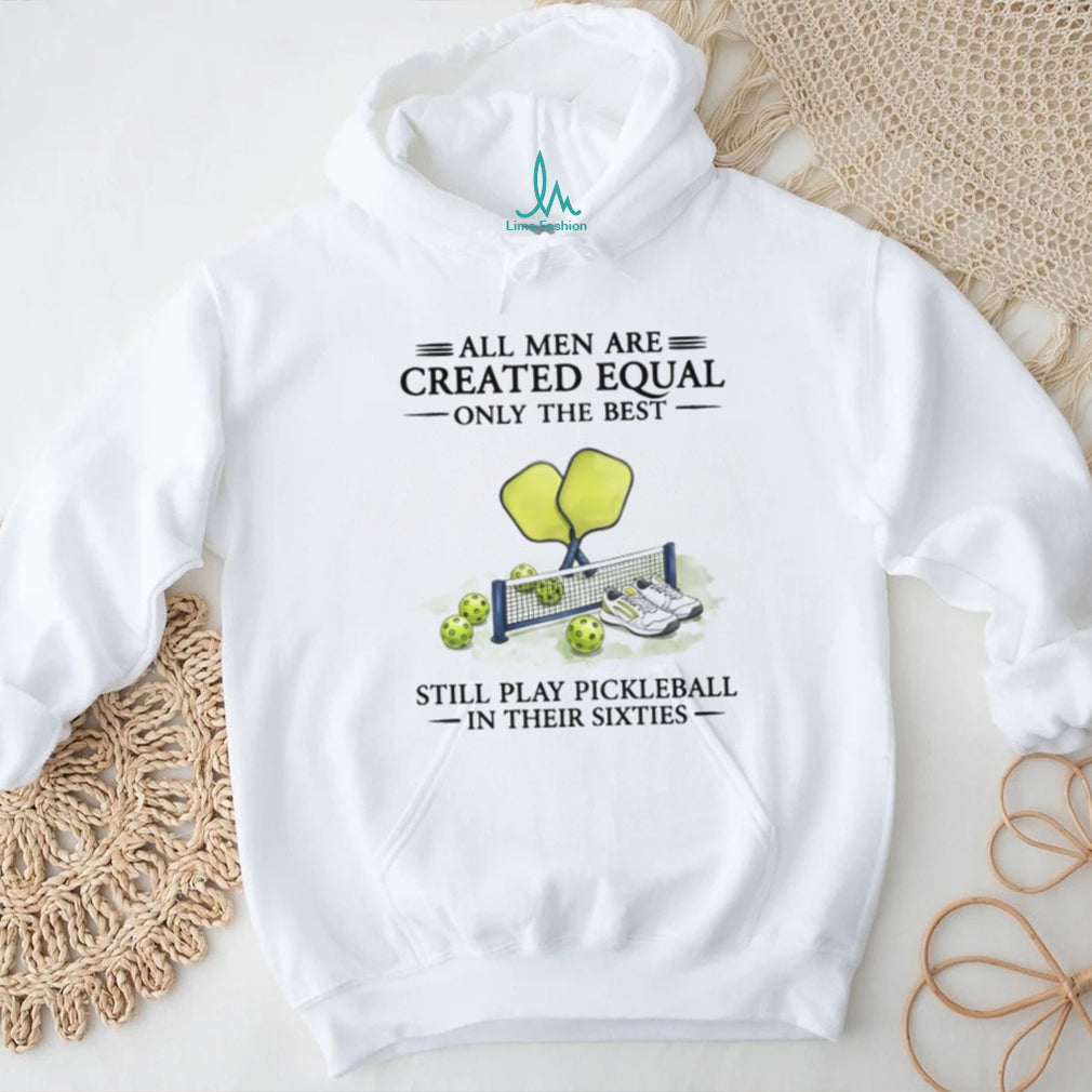 Men Play Pickleball In Their Sixties Vintage T Shirt