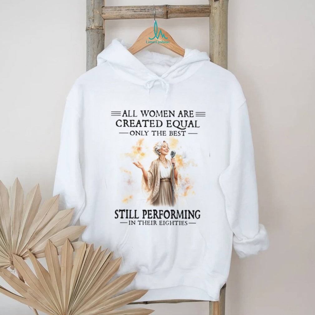 Women Singer Performing In Their Eighties Vintage Style T Shirt