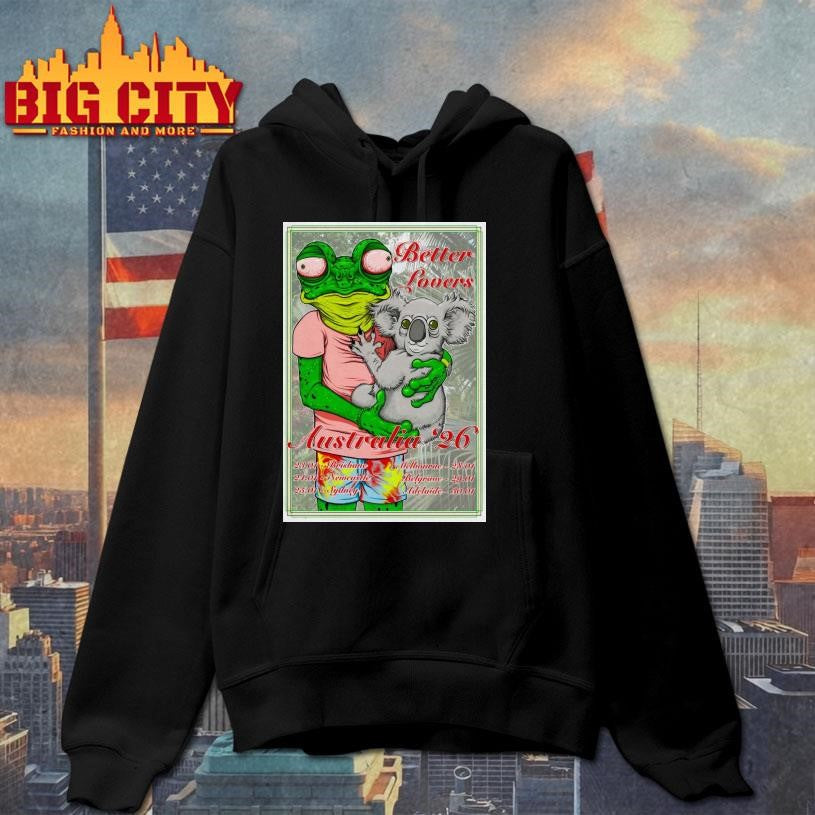 Better Lovers Australia 2026 Shows Poster Shirt