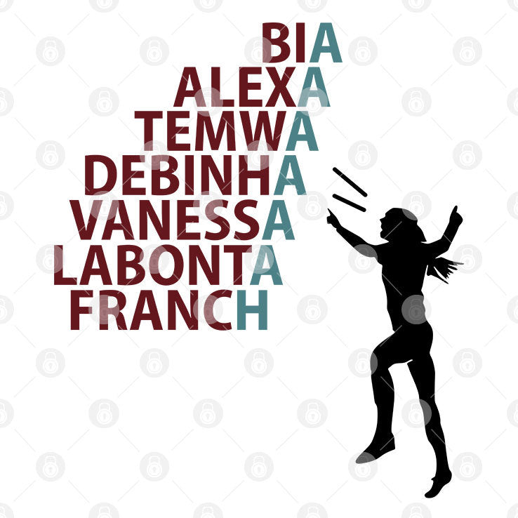 Bia Alexa Temwa Debinha Vaness Labonta Franch T Shirt