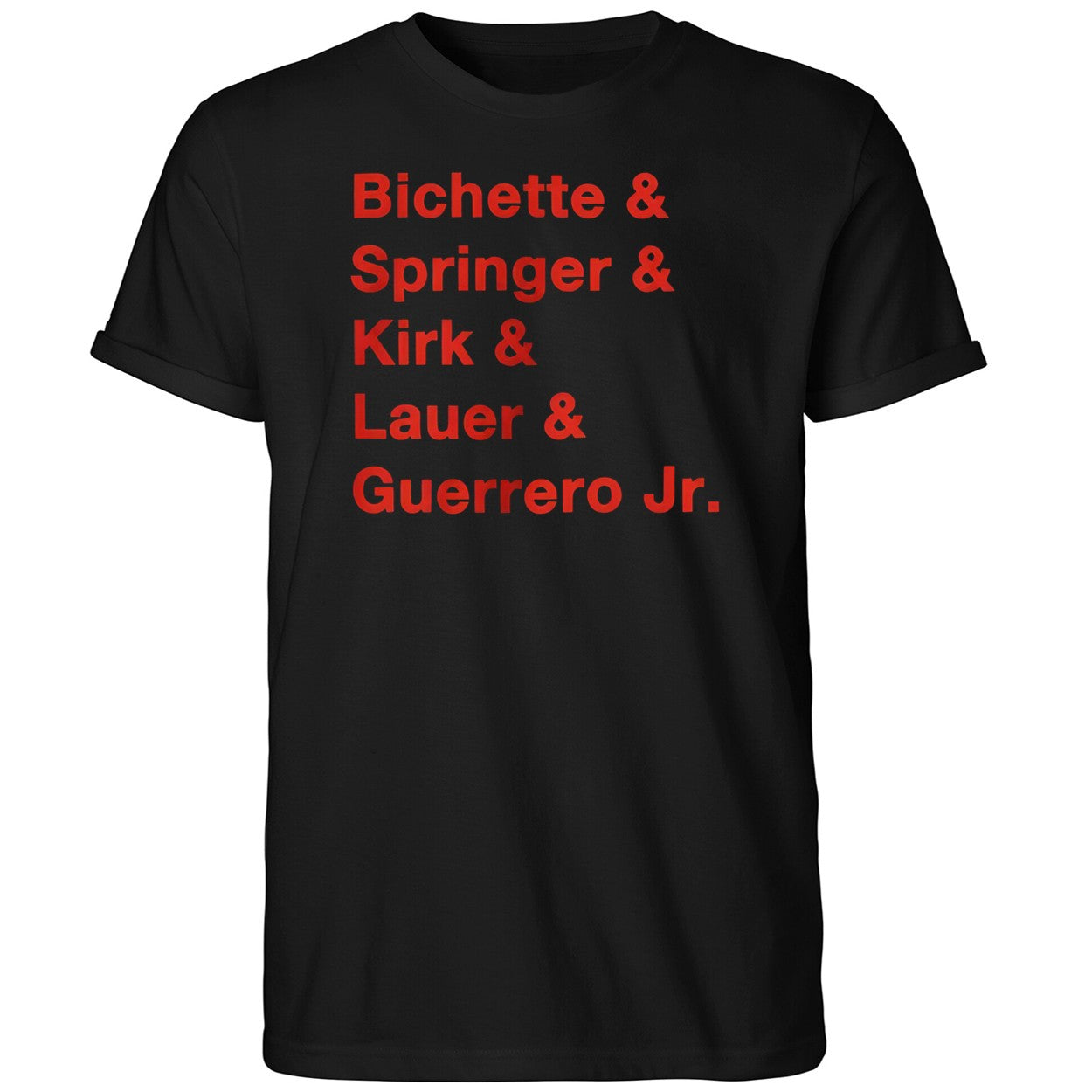 Bichette Springer Kirk Toronto Blue Jays Shirt