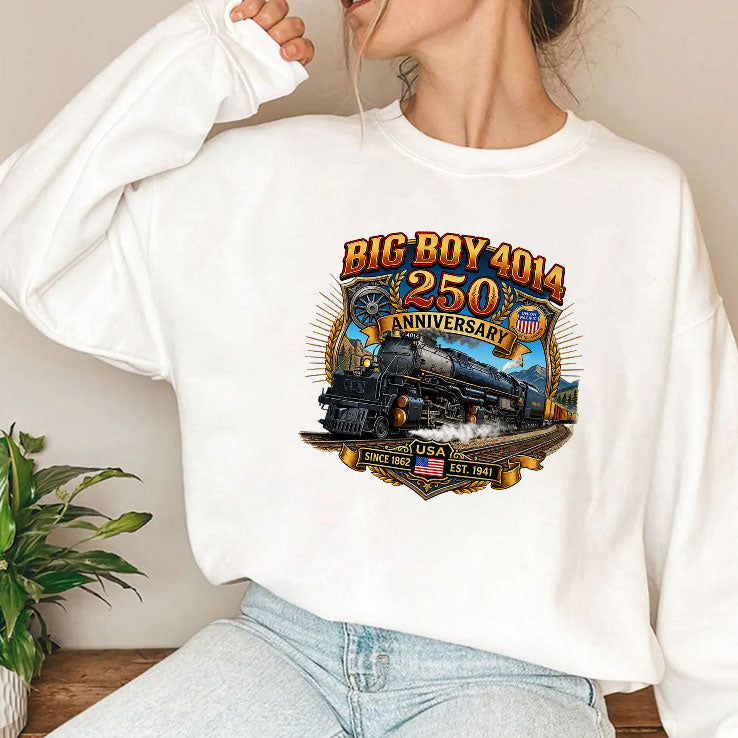 Big Boy 4014 Train USA 250th Anniversary T Shirt